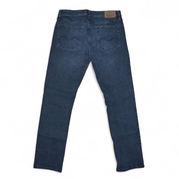 Urban Star Men's Size 36x34 Jeans Dark Indigo Stretch Denim Slimming - Picture 3 of 8